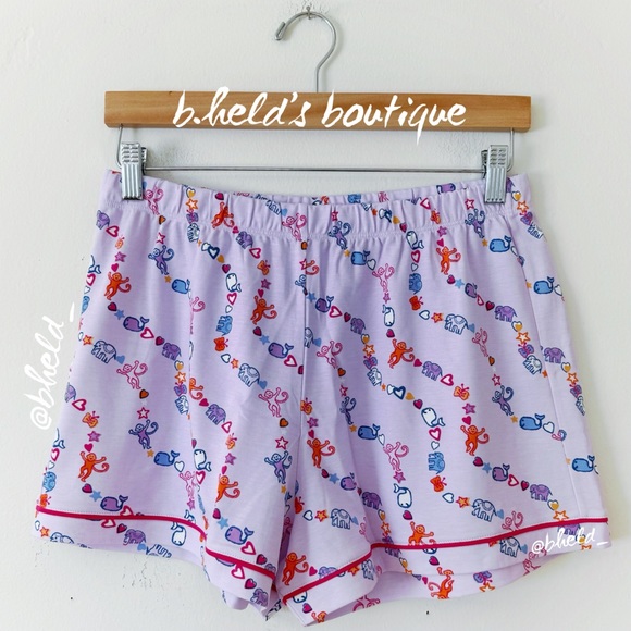 Roller Rabbit Icon Wave Polo Pajamas in Lavender Size Medium Dreamland Day 6 NWT - Picture 11 of 16